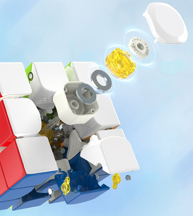YuXin HuangLong V2 MagLev 3x3x3 Speed Cube Texture VT Version